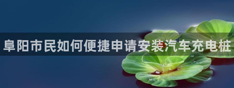 澳门与威廉主胜一致：阜阳市民如何便捷申请安装汽车充电桩