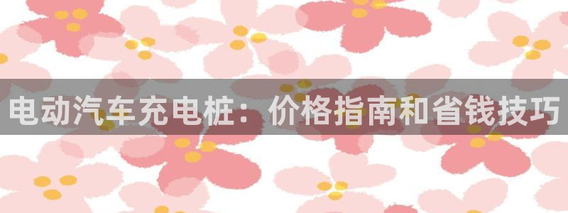 威廉希尔大小球怎么看：电动汽车充电桩：价