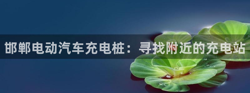 威廉希尔足球官网：邯郸电动汽车充电桩：寻找附近的充电站